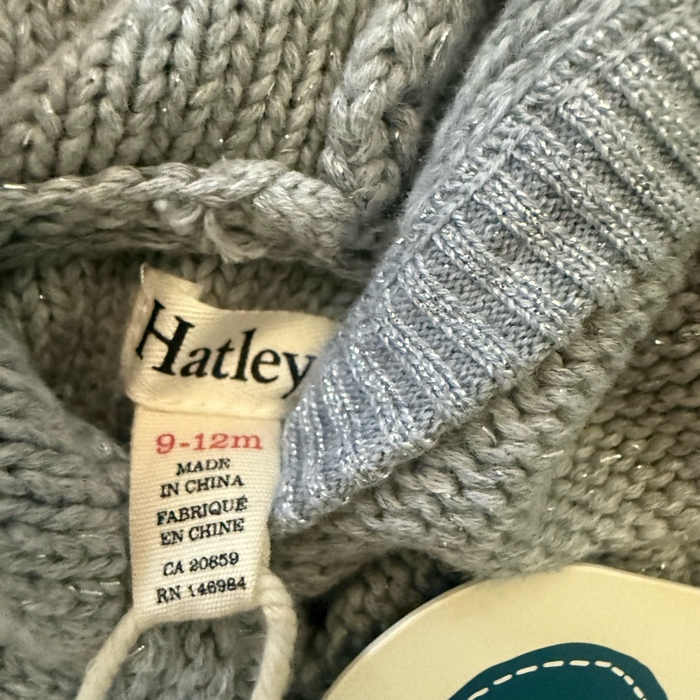 Hatley Hoodie 9-12M NWT - Picture 4 of 4